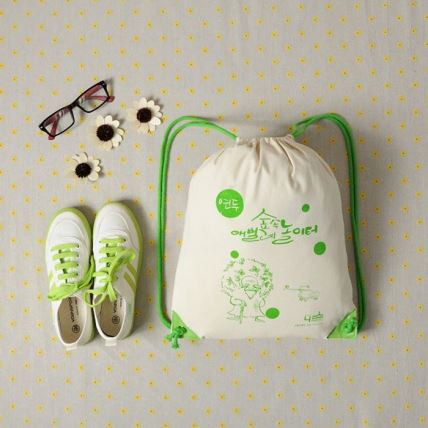 Twal koton sak Drawstring