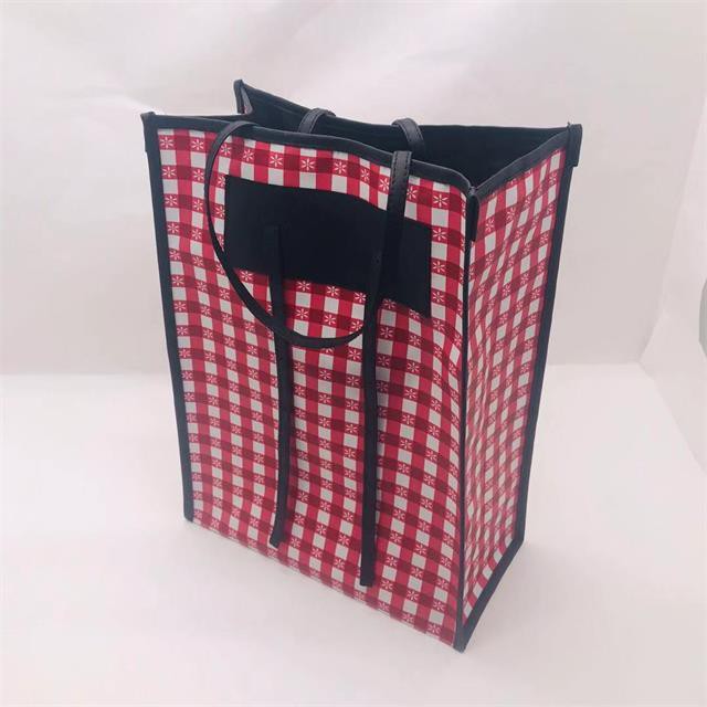 Pp trikote sak materyèl ak manch Polyester kouch kwi