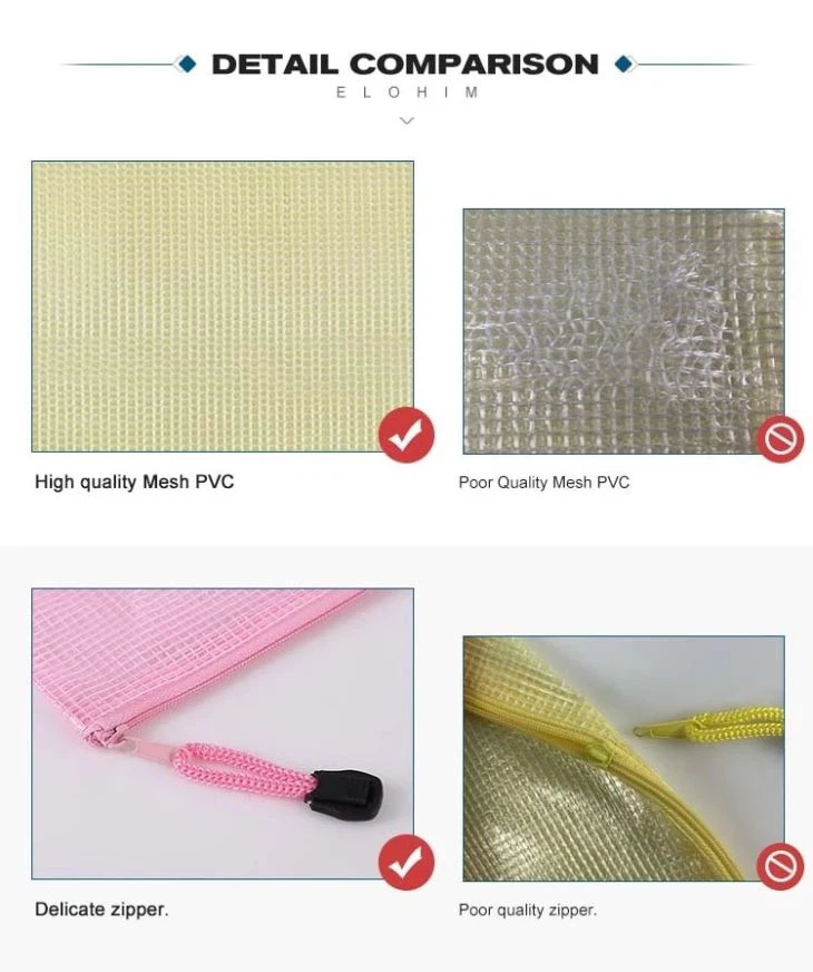 Transparent PP A4 File Pocket