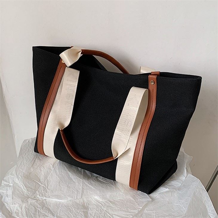 Large Canvas Beach Tote Bag